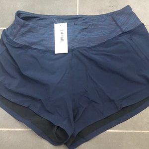 Outdoor Voices Navy/Black Hudson Shorts (L)
